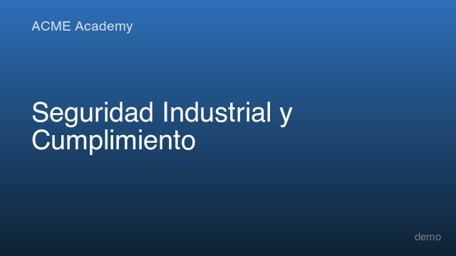 Seguridad Industrial y Cumplimiento